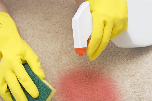 Professional hard floor cleaning for a Maidavale property entrance