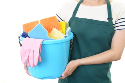 A local cleaning team carrying out a detailed one-off clean in a Maidavale home