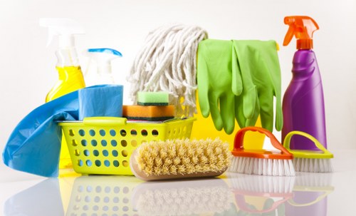 Maidavale cleaning team performing thorough interior cleaning tasks